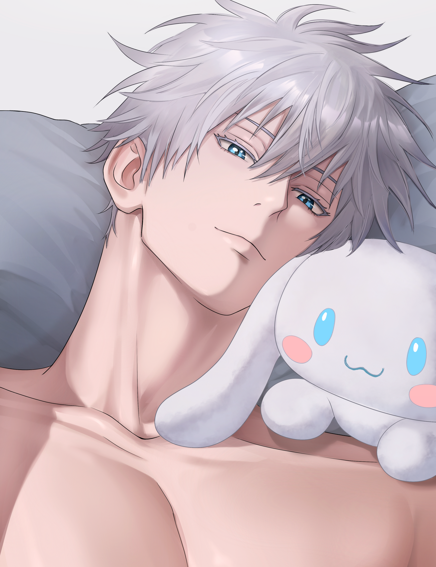 Gojo Cinnamoroll Art Print