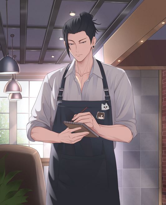 Gojo and Geto Coffee Shop Print Set
