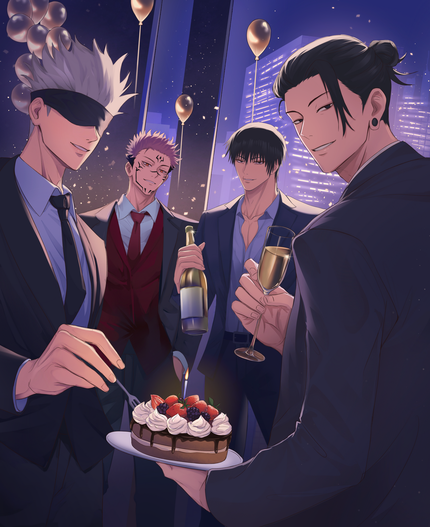 JJK men celebration